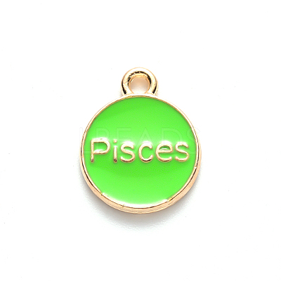 Alloy Enamel Pendants LS-ENAM-S124-01B-06H-1