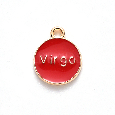 Alloy Enamel Pendants LS-X-ENAM-S124-01B-07B-1