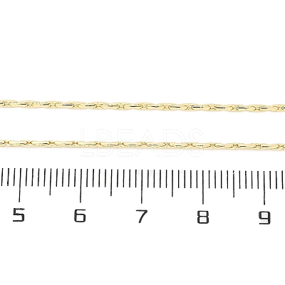 Brass Boston Link Chains Necklaces for Women NJEW-D302-59G-1
