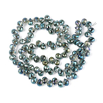 Transparent Glass Beads Strands X-GLAA-T006-14A-1