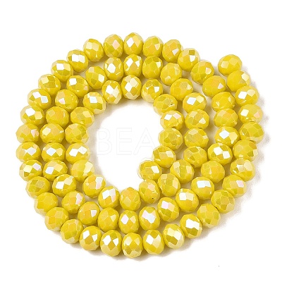 Electroplate Glass Beads Strands LS-EGLA-A044-P6mm-B04-1