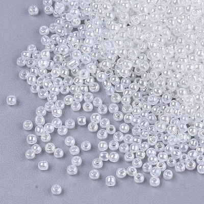12/0 Imitation Jade Glass Seed Beads SEED-S035-01A-01-1