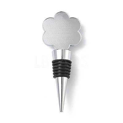 Alloy with Epoxy Wine Bottle Stoppers Cabochon Settings AJEW-G007-01A-1