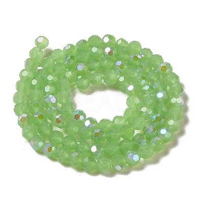 Imitation Jade Glass Beads Strands EGLA-A035-J6mm-L01-1