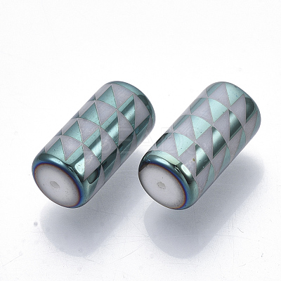 Electroplate Glass Beads EGLA-N003-05C-1