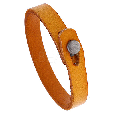 1Pc Punk Retro Ethnic Style Handmade Leather Bracelet Couple Literary Hand Strap Men BJEW-CL0001-02B-1