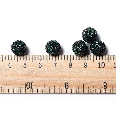 Pave Disco Ball Beads RB-A130-10mm-19-1