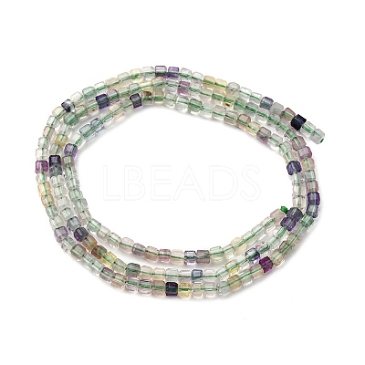 Natural Fluorite Beads Strands G-B142-C05-2x2mm-1