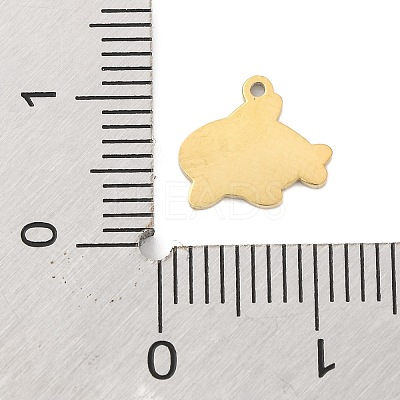 Ion Plating(IP) 304 Stainless Steel Charms STAS-N103-194G-04-1