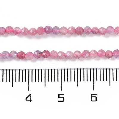 Natural Pink Tourmaline Beads Strands G-N342-33-1