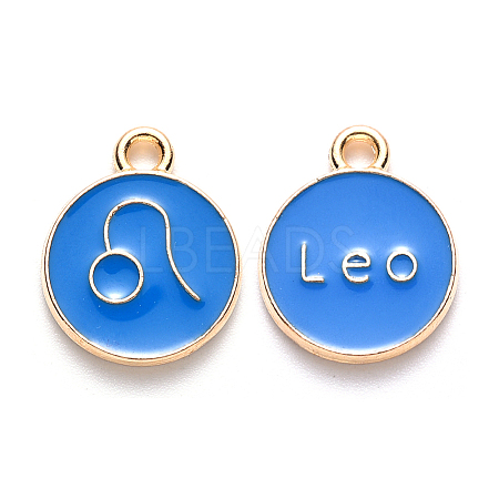 Alloy Enamel Pendants LS-ENAM-S124-01A-02G-1