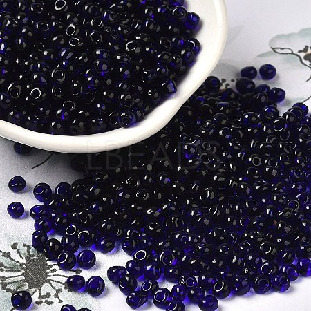 Transparent Colours Glass Seed Beads X1-SEED-P006-02A-11-1