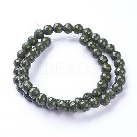 Natural Hokutolite Beads Strands G-D871-8mm-03-1