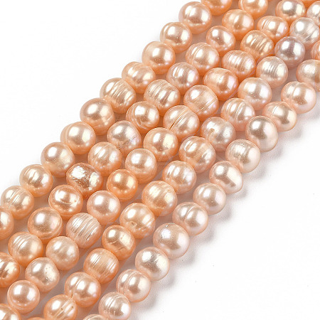 Natural Cultured Freshwater Pearl Beads Strands PEAR-L033-13B-1