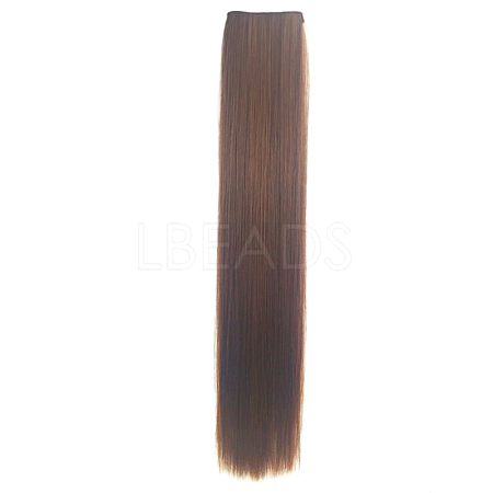 Ladies Long Straight Clip in Hair Extensions for Women Girlss OHAR-E018-01B-1