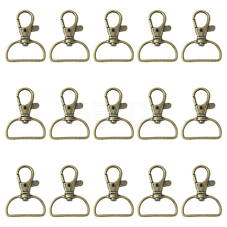 Alloy Swivel Clasps FIND-CJC0012-093AB-1