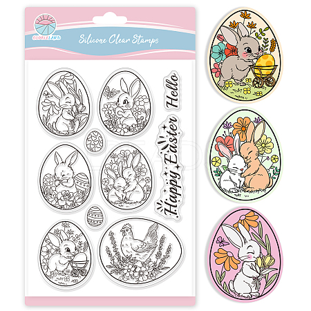 Custom PVC Plastic Clear Stamps DIY-WH0448-0800-1
