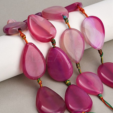 Natural Banded Agate/Striped Agate Beads Strands GG-CBAE0EB-01B-10-1