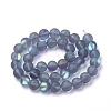 Synthetic Moonstone Beads Strands G-S283-01-10mm-2