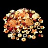 Rainbow Iridescent PVC Paillette/Sequins Beads & Links & Pendants PVC-C001-01D-2