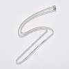Non-Tarnish 304 Stainless Steel Curb Chain Necklaces NJEW-L162-01A-P-2