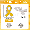 25Pcs Alloy Enamel Brooches JEWB-CP0001-36C-2