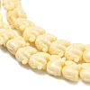Synthetic Coral Dyed Carved Bead BSHE-H114-04E-2