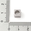 Tarnish Resistant 201 Stainless Steel European Beads STAS-M058-01I-P-3