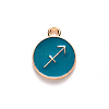 Alloy Enamel Pendants ENAM-S124-01A-05F-2