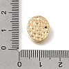 Brass Micro Pave Clear Cubic Zirconia Charms CU-CBA7960-10G-3