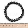 Natural Larvikite Beads Stretch Bracelets BJEW-F380-01-B14-5