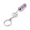 Natural Amethyst Keychain KEYC-JKC00290-3