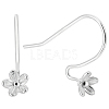 8Pcs 925 Sterling Silver Earring Hooks FIND-BBC0002-67-1