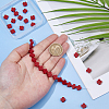 1 Strand Synthetic Coral Beads Strands CORA-FH0001-01-3