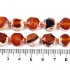 Natural Fire Crackle Agate Beads Strands G-NH0004-050-5
