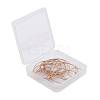 30Pcs 5 Size 316L Surgical Stainless Steel Hoop Earring Findings STAS-ZZ0001-03G-6