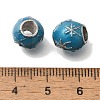 Rack Plating Alloy European Beads FIND-H005-08P-01-2