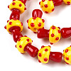 Handmade Lampwork Beads Strands X-LAMP-N024-09I-4