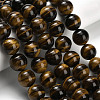 Natural Tiger Eye Beads Strands G-H329-C07-16mm-1