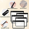 5 Sizes Transparent PVC Zipper Jewelry Bag Gift Pouch ABAG-CN0001-11C-5