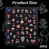 Mushroom Plastic Nail Art Stickers MRMJ-WH20004-07-2
