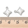 Brass Natural Shell Pendants KK-P355-21P-3