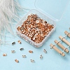 200Pcs Iron Ear Nuts FIND-YW0001-51-6