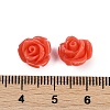 Synthetic Coral Carved Beads CORA-M001-07O-3