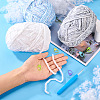 3 Rolls Super Bulky Plush Polyester Chenille Yarn OCOR-MB0001-06C-7