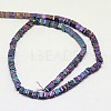 Electroplate Non-magnetic Synthetic Hematite Heishi Beads Strands G-J171B-4x4mm-M-3