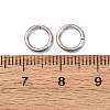 Tarnish Resistant 304 Stainless Steel Open Jump Rings STAS-Q186-02-8x1.2mm-4