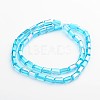 AB Color Plated Faceted Cuboid Electroplate Glass Beads Strands EGLA-F109-A07-2