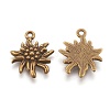 Tibetan Style Alloy Pendants X-TIBEP-A113357-AB-FF-2