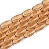 Transparent Glass Beads Strands GLAA-T028-15T-02-1